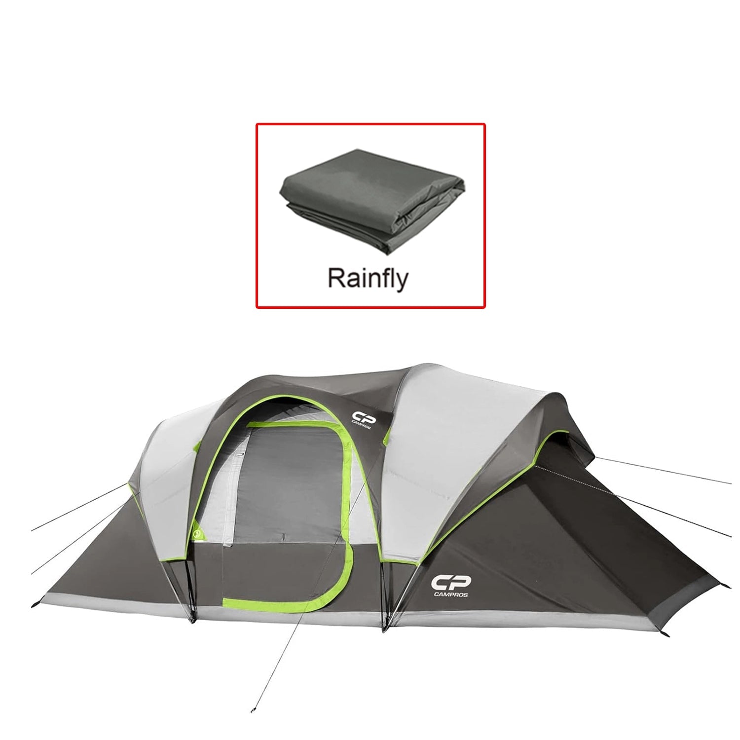 Replacement Rainfly for CAMPROS CP 10/12-Person Tent, Tent Not Included丨CP-160972N - CAMPROS CP