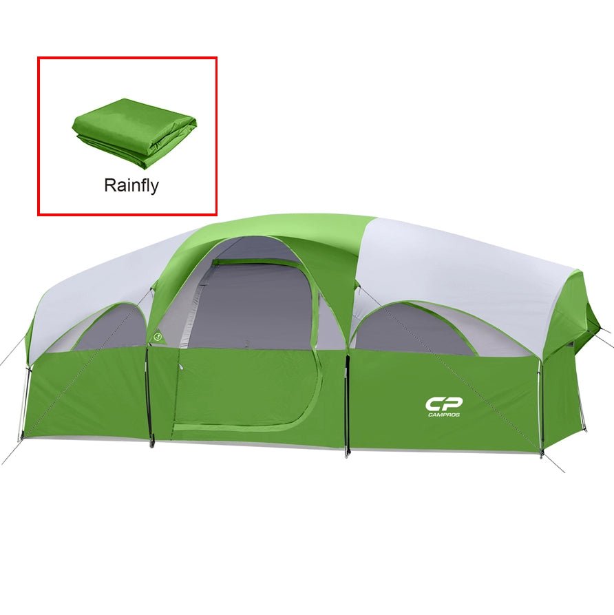 Replacement Rainfly for CAMPROS CP 8-Person 2-Room Dome Tent, Waterproof Tent Cover Accessory (Tent Not Included) - CAMPROS CP