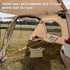 SUV Tailgate Tent | Shade Awning for Camping, Picnic, Sports & Outdoor Travel - CAMPROS CP